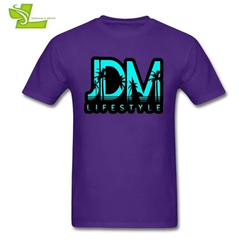 

JDM LIFESTYLE T Shirt Vaporwave Man Short Sleeve 100% Cotton Team Tee Adult Big Clothing Cool Summer Comfortable Dad Tee Shirts