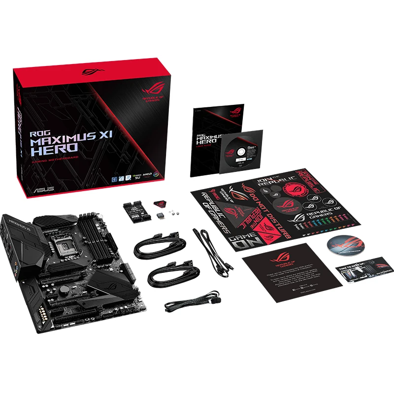 ASUS ROG Maximus XI Hero(Wi-Fi) M11H с wifi плеером страна плата 1151pin поддержка I9 9900K 9700K