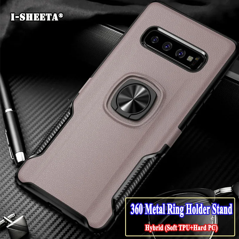 Гибридный чехол для Samsung Galaxy A8 A9 Star Lite A10 A40 A50 A70 противоударный тонкий матовый