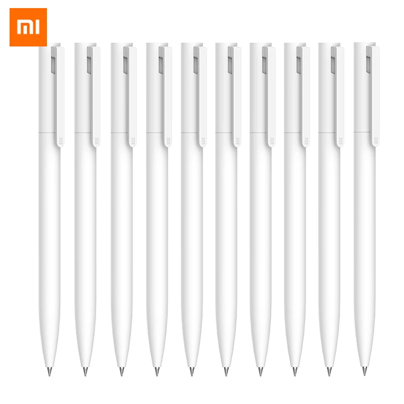 Ручка гелевая Xiaomi MI с черными чернилами 2019 мм 10 шт.|Шариковые ручки| |
