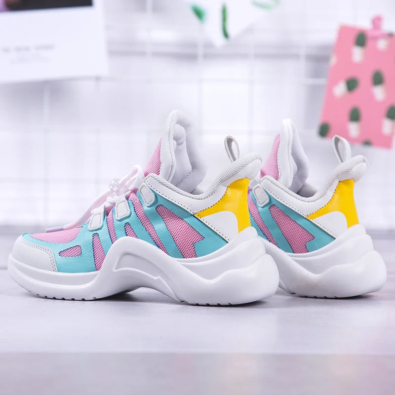 أطفال أحذية موديس مخطط الفتيات عارضة تنفس الفتيان رياضية ضوء أزياء الأطفال الأحذية chaussure الشقي fille