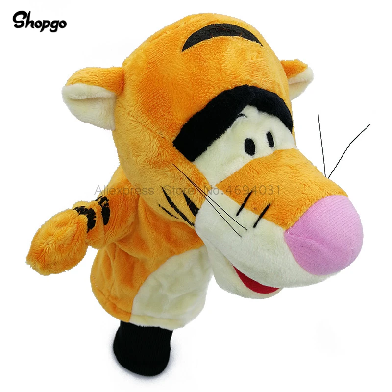 Orange Tiger Golf Head Cover Fairway Woods Golf Cover Sporting Goods Animal Protector Mascot Novelty Cute Gift