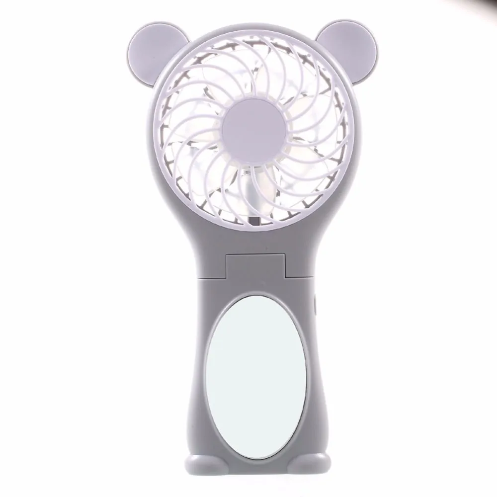 

Portable Mini Lovely Bear Shaped Handheld USB Rechargeable Electric Cooling Fan #245613
