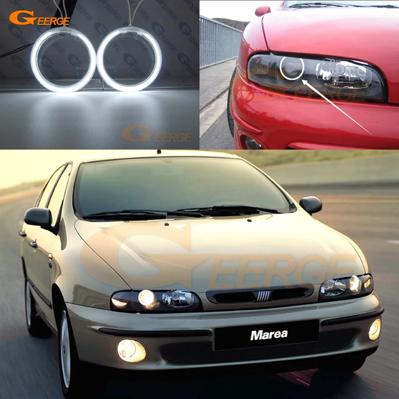 

For Fiat Marea Weekend 1996-2002 Excellent angel eyes Ultra bright illumination CCFL Angel Eyes kit