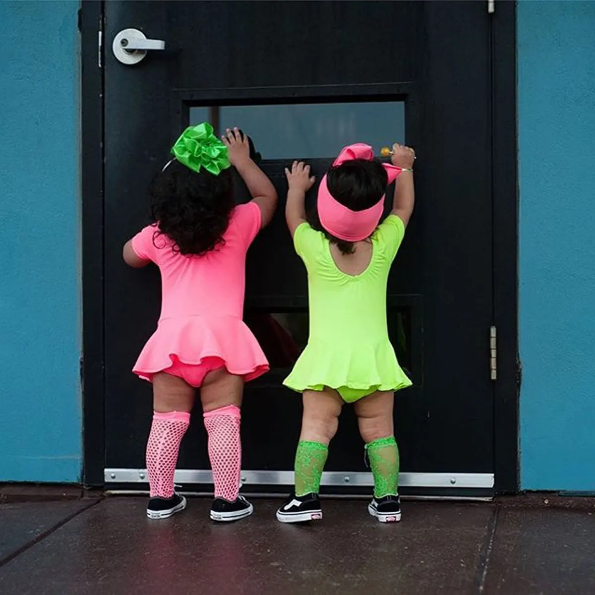 Baby girl summer clothing Fashion Fluorescence bodysuit Tutu Dress Outfit for Kid clothes toddler Children 1-4Y