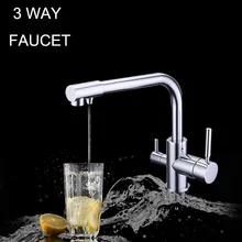 Смеситель для кухонных смесителей 3 в одном кран обеспечивает Ro фильтрованную воду горячей/холодной воды 3 способа фильтра крана