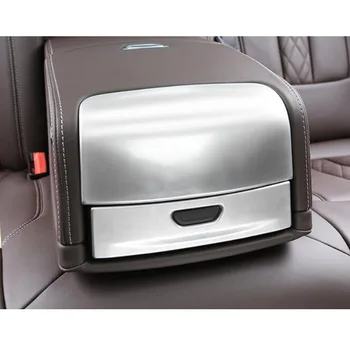 

Fit For BMW 5 Series 2018 Car Rear Armrest Water Cup Holder Cover Trim Styling Stickers Exterior Accessories 3Pcs/set