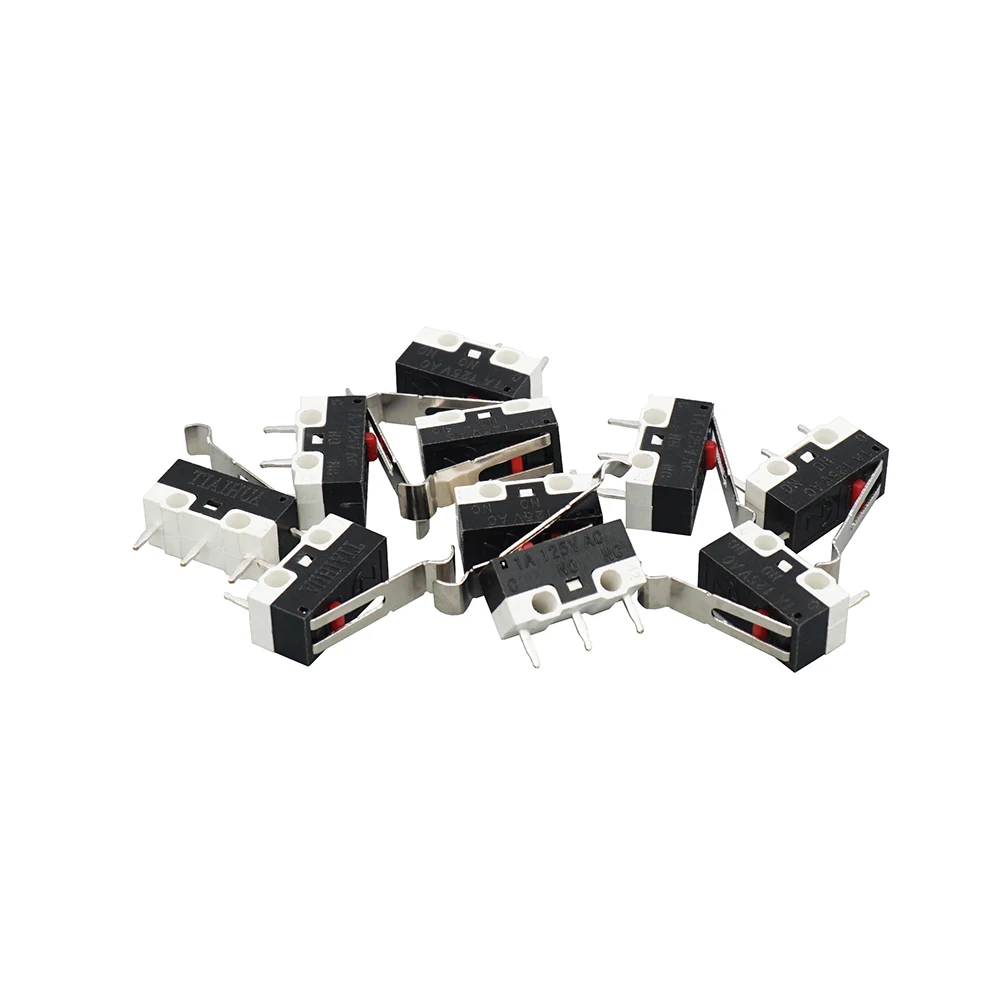10pcs/Lot 3D Printer Parts End Stop Micro Limit Switch for I3 Delta Kossel Makerbot Printer RAMPS 1.4 DIY Accessories