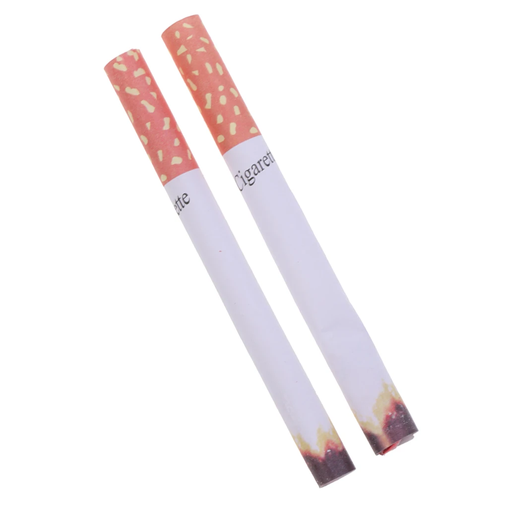 

2 Pieces Funny Fake Puff Cigarettes Party Smoke Effect Lit Prop Trick Prank Gag Gift