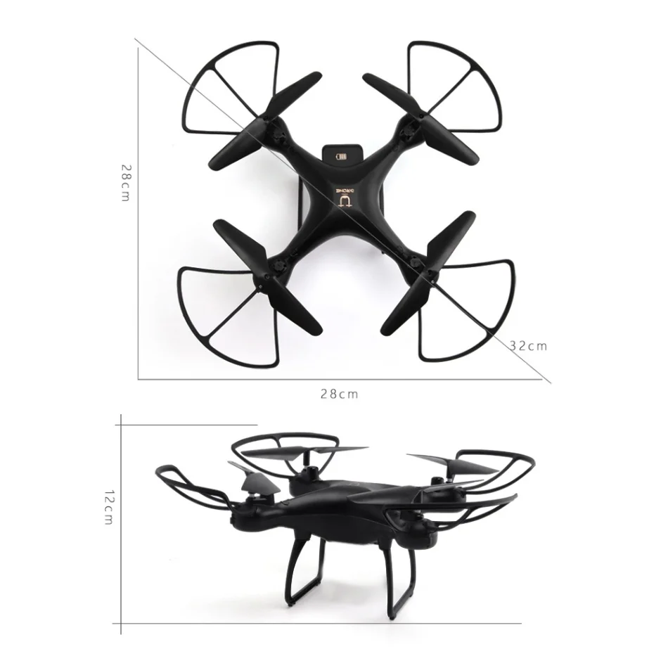Utoghter 69601 Радиоуправляемый Дрон 2 4 ГГц Wifi FPV с камерой 720 P удержание высоты 3D флип