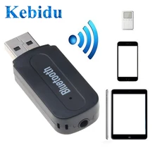 Kebidu USB Bluetooth стерео музыкальный приемник адаптер конвертер 3,5 мм разъем аудио кабель для динамика портативный для iPhone