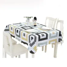 Fudiya PVC Cuadro de Tela Nuevo Estilo de la Alta Calidad A Prueba de Agua Cubierta de Tabla Mantel Decorativo Elegante Mesa de Banquetes Del Hotel