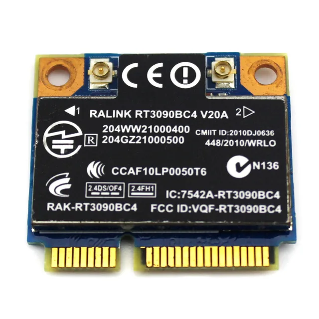 100 New Internal WiFi Wireless N Bluetooth BT Card For HP SPS 602992 001 Rak RT3090BC4 for