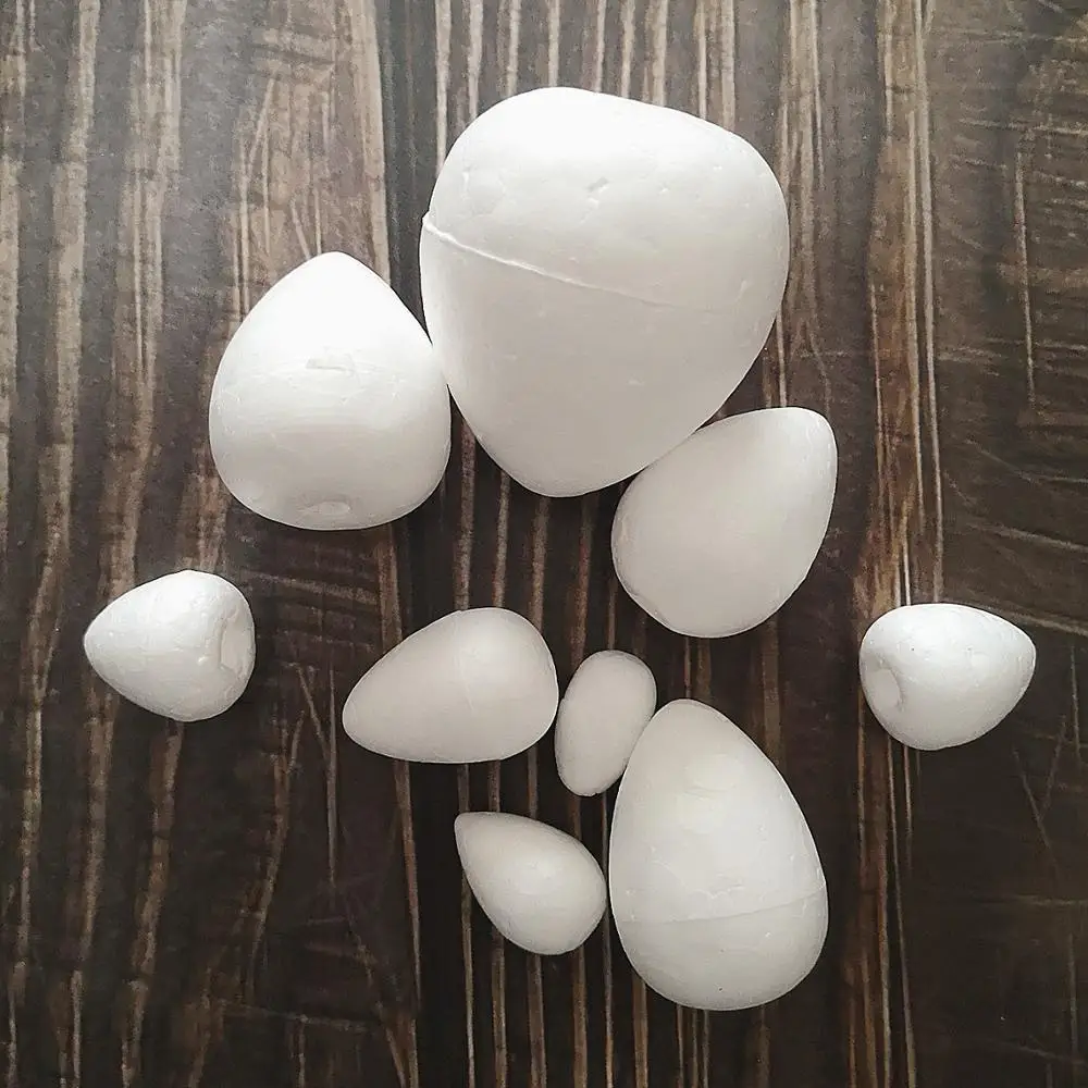 

2/2.5/3/3.5/4/5.5cm 10pcs-80pcs White Foam Rose Bud For Nylon Flower Making Material Supplies Nylon Stocking Flower Accessories