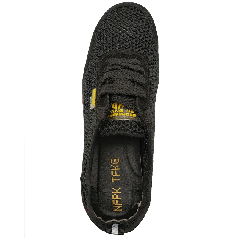 Botas Aço Sapatos Casual Comfort Calçados Biqueira Oco Vestido De Respirável Proteger Segurança Trabalhador Mens Malha Trabalho Verão 064qq