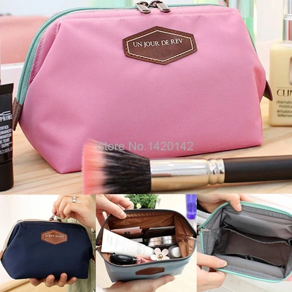 Best Selling 2015 New Fashion Cute Women&#39;s Lady Travel Makeup bag Cosmetic pouch Clutch Handbag ...