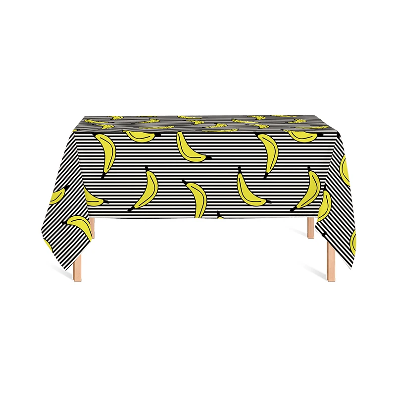 Скатерть льняная в стиле ретро с изображением растений|linen tablecloth|tablecloth patterntable linens