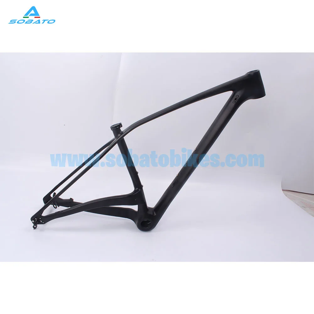 

27.5er MTB frames UD carbon , 27.5 + thru axles 148 mm hardtail Mountain frame Gloss Matte finished