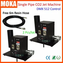 2 шт./лот одной трубы CO2 струя машина DMX крио Co2 FX Jet эффекты co2 Jet шланг для замороженных CO2 Вечерние