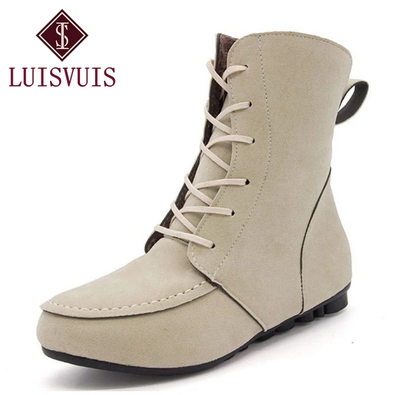 womens short flat boots