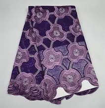 (5yards/lot) SPC173,good looking African cotton lace fabric,high quality embroidered Swiss voile lace for party dress!