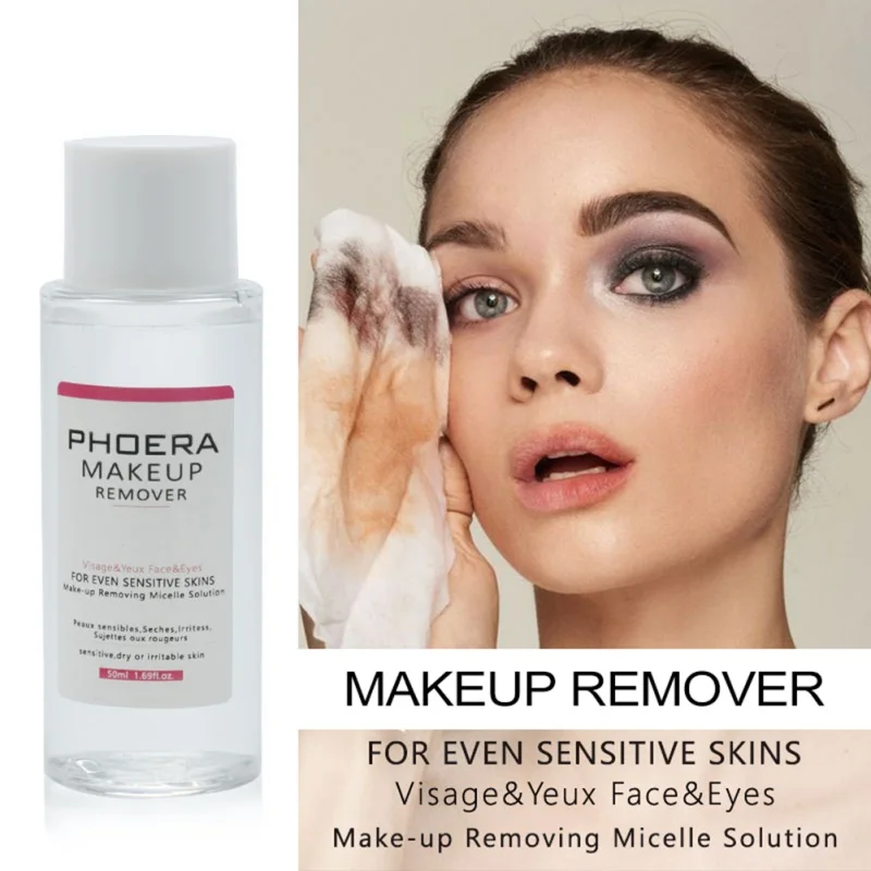 

50ml Natural Makeup Remover Water Deep Cleansing Lips Eyes Face Makeup Removing Products
