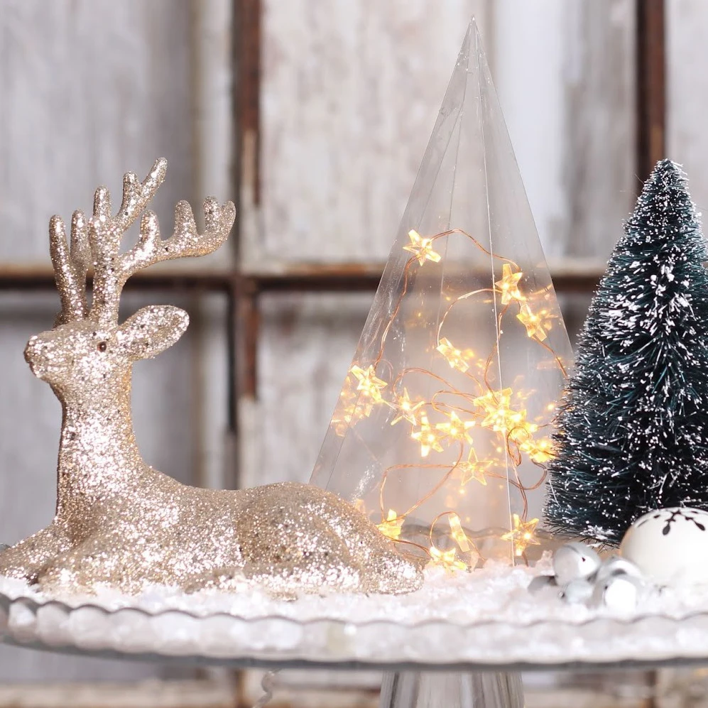 LED 30 Star Fairy Lights Battery Operated on 10ft Long Silver Color Copper Wire String Lights for Outdoor Indoor Xmas Party use LED 30 Star Fairy Lights Battery Operated on 10ft Long Silver Color Copper Wire String Lights for Outdoor Indoor Xmas Party use