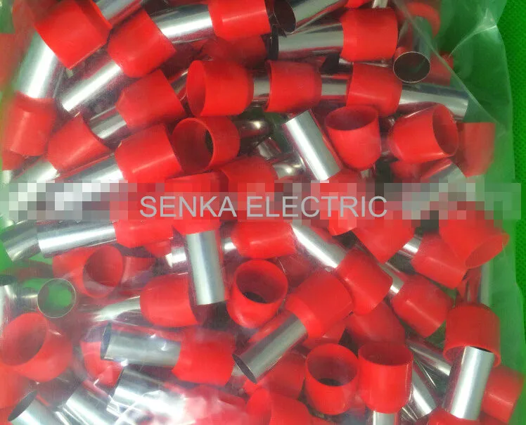 

E50-25 1AWG 50 mm2 bootlace Ferrules pre Tubular terminal connector any color