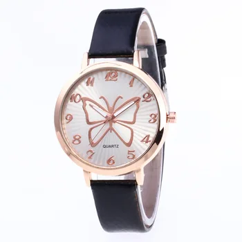 

2020 Offer Fashion Thermochromic Watch Butterfly Digital Surface Simple Baitao Lady Students Love Belt Quartz