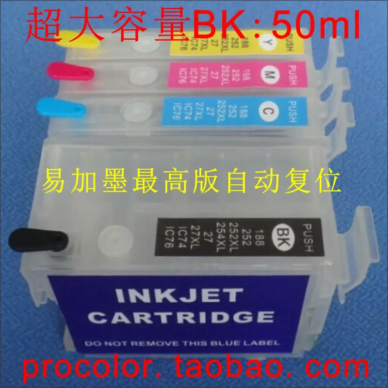 Чернильный картридж T27 27XL 27 для EPSON WF 3640DTWF WF3640DTWF 3640 WF3640 струйный принтер с чипом