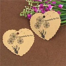 200 шт кружево в форме сердца гребешок боковая Крафт-Бумага Закладка ювелирные изделия коробки день рождения, Свадьба Подарочная коробка повесить бирка ярлыки с указанием цены