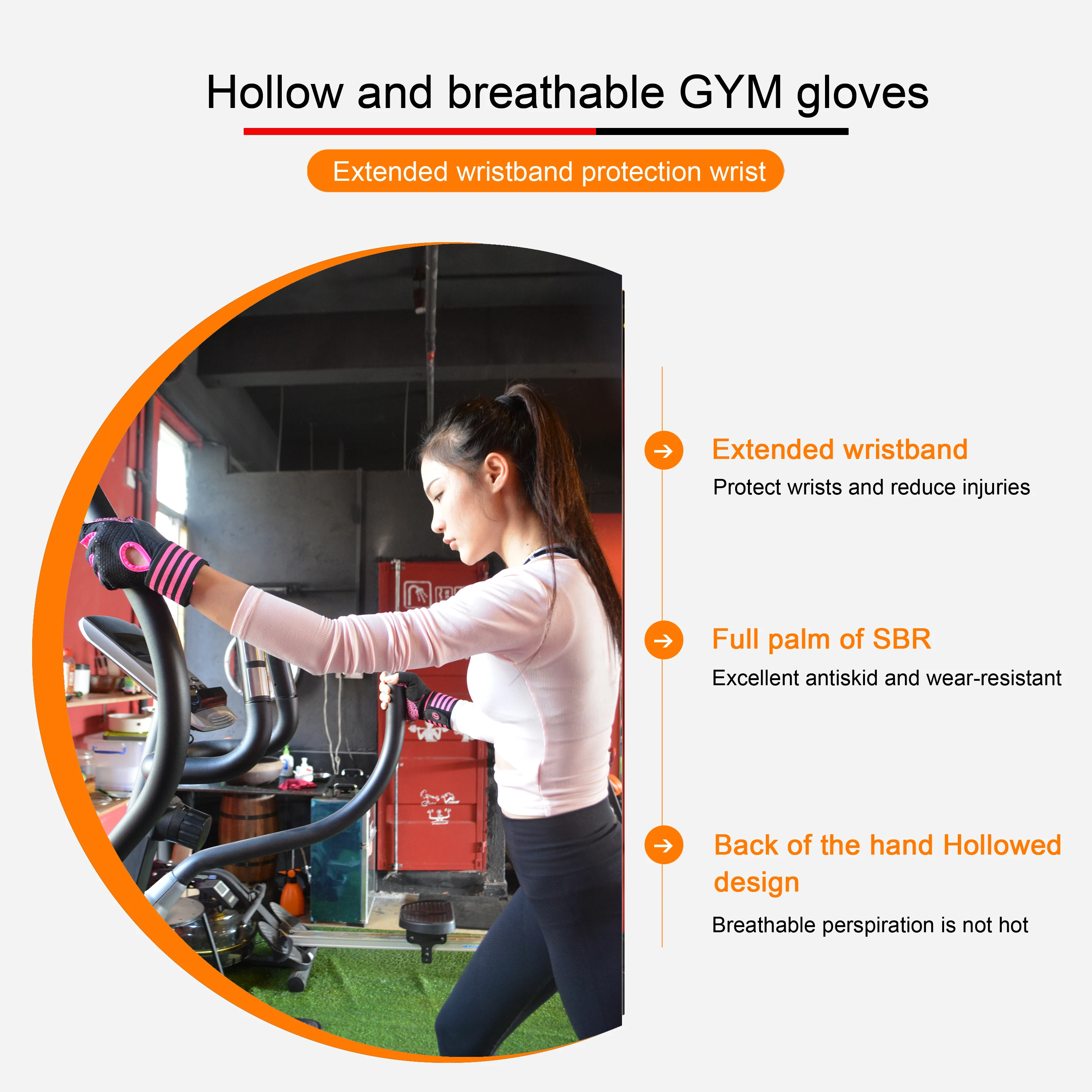 Antislip Crossfit Sports Training Yoga Women Workout Fitness Gym Gloves Bodybuilding Running Dumbbell Weight Lifting Gloves Men