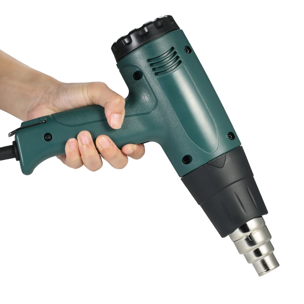 

Temperature-controlled Electric Hot Air Gun Heat Gun Tool Set with 4pcs Nozzles 1800W AC110V
