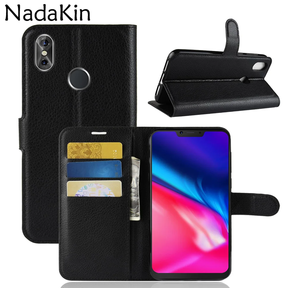 

For Cubot J3 Pro R11 Nova P20 Power Flip Book Case Cover Wallet Card Money Pockets Leather Shell Litchi Texture Pattern