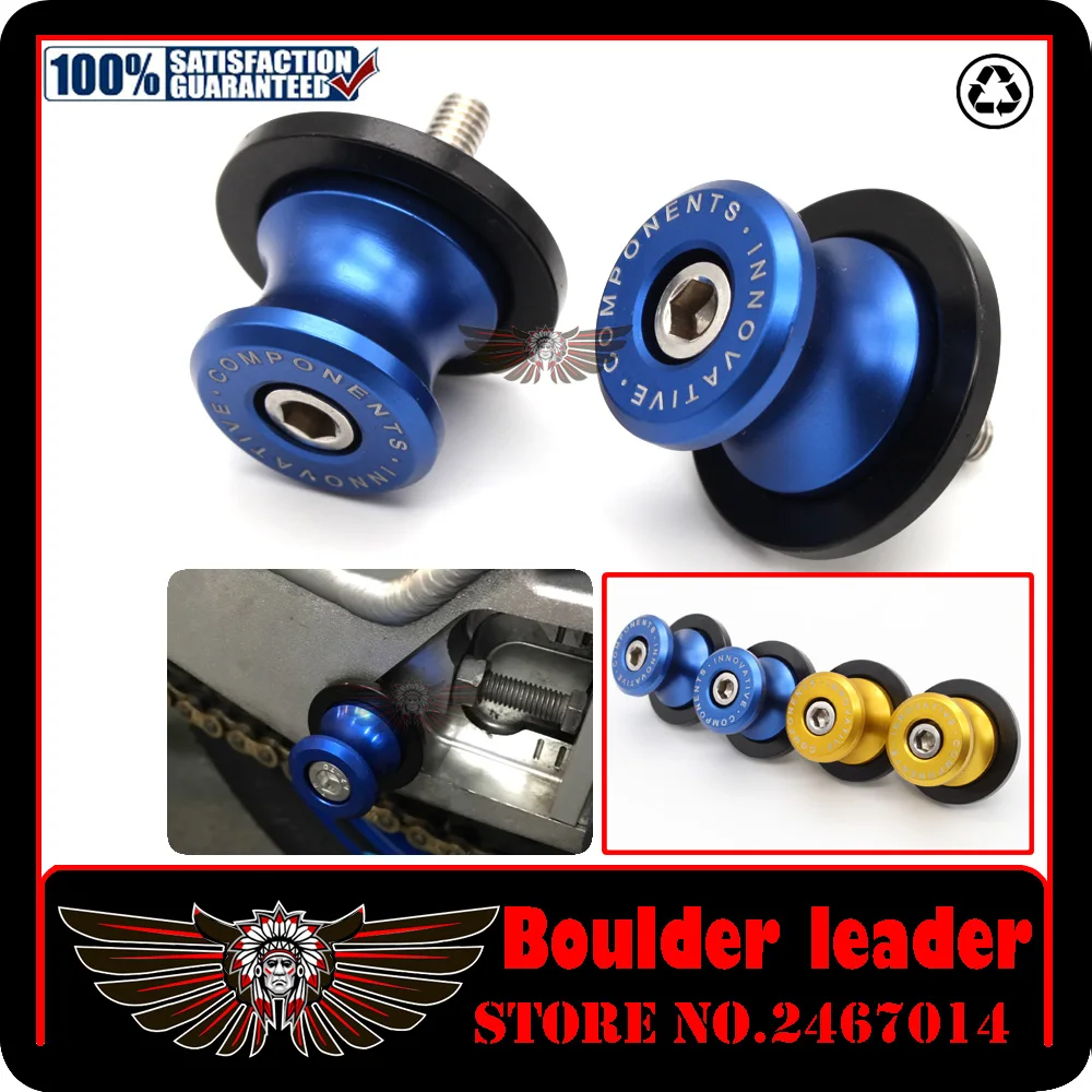 Motorcycle Swingarm Spools Slider 6mm Stand Screws fits For YAMAHA MT09