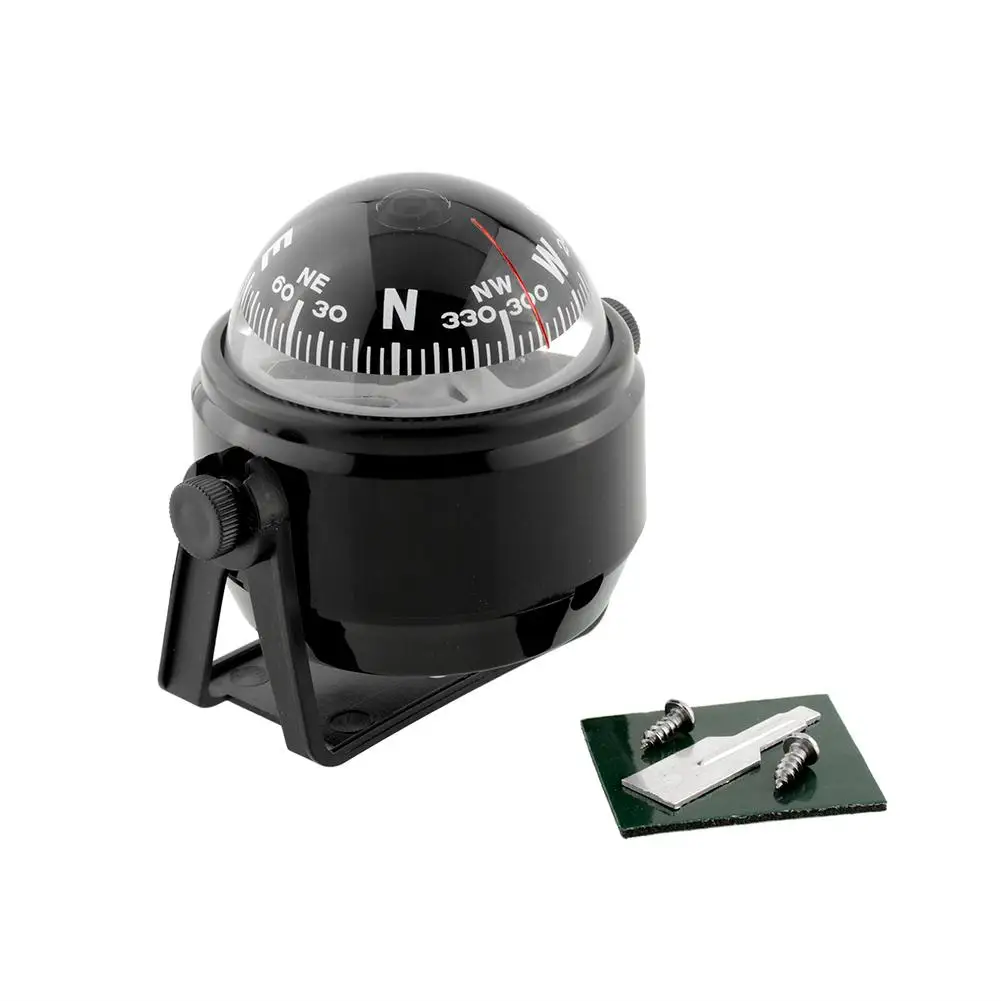 

OEM Black Mini Compass Truck Car Boat Dashboard Adjustable Auto Accessories