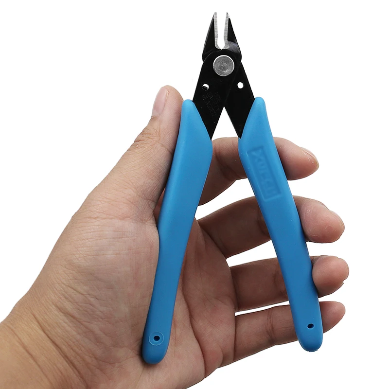 Диагональные боковые ножницы кусачки для ремонта плоскогубцы для резки проводов металлические цепи Стразы для дизайна ногтей инструменты для маникюра