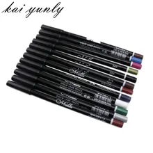 Kai yunly, 12 цветов, блестящие тени для бровей, подводка для губ, косметический карандаш, набор для макияжа, набор для макияжа, 17 октября