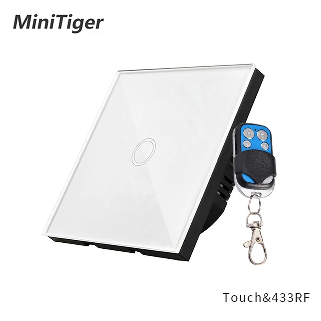 Minitiger Eu Uk Standard 1 2 3 Gang 1 Way Rf433 Remote