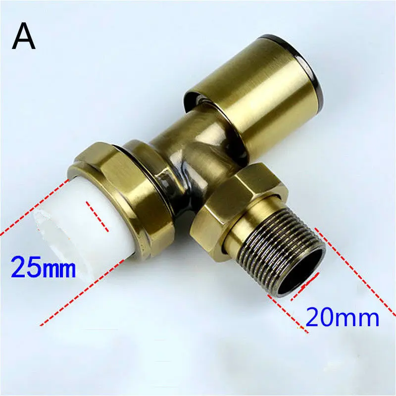 1 шт. роскошный античный бронзовый PPR угловой Электрический нагревательный термостатический клапан радиатора