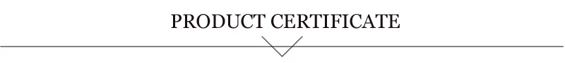 4.PRODUCT CERTIFICATE