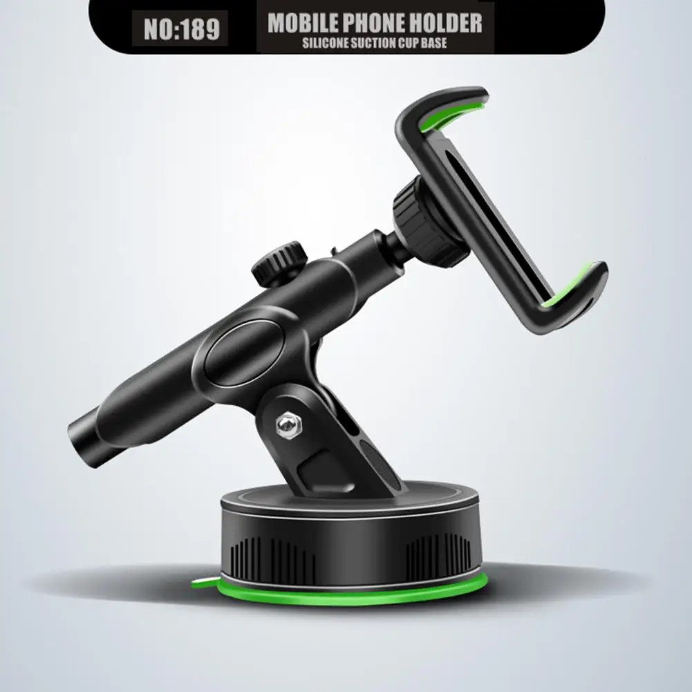 

Group Vertical Vehicle Phone Bracket 360 Degree Adjustable Foldable Silicone Suction Windshield Lazy Cellphone Holder r25