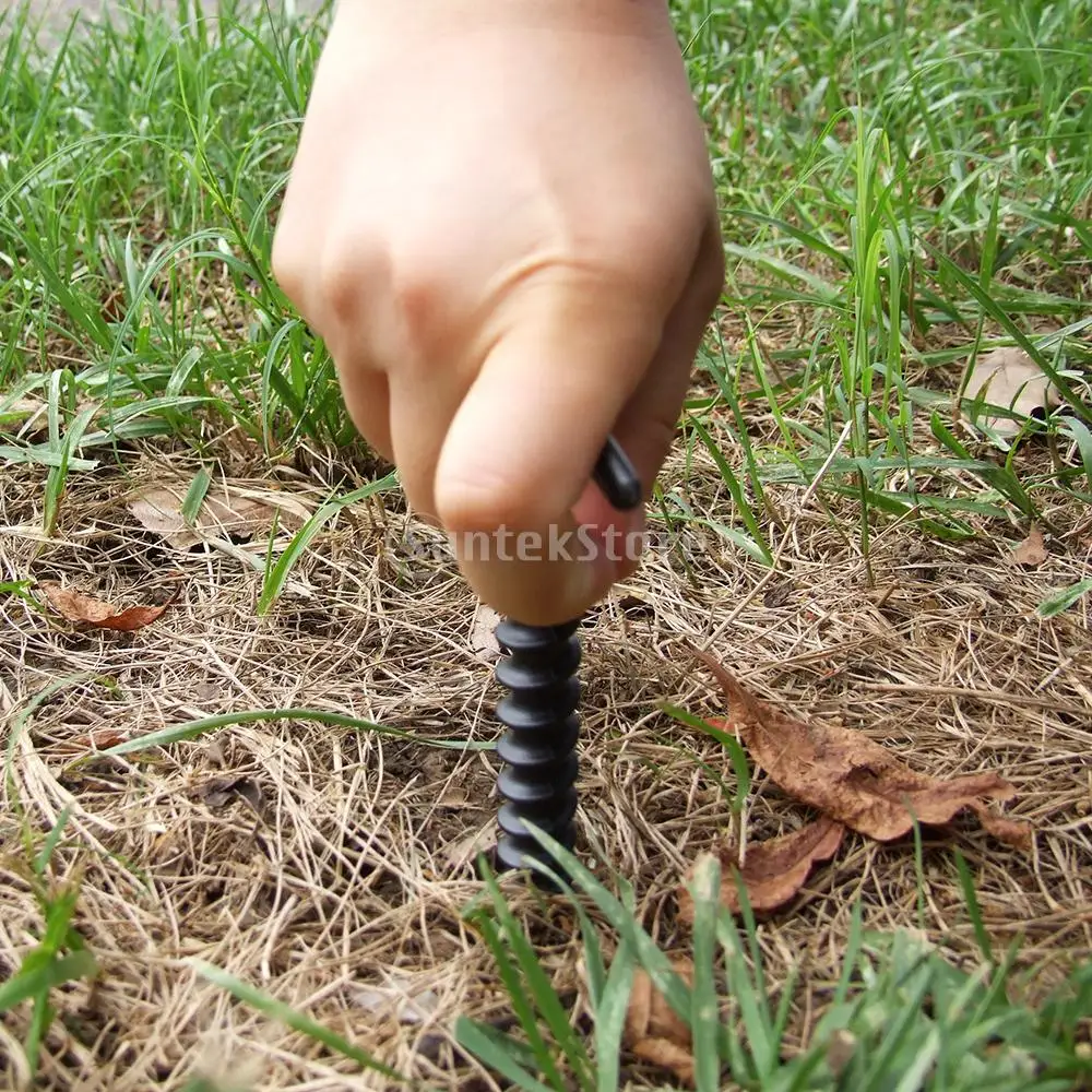 5pcs Plastic Stakes Small Tarp Stakes Tent Spikes for Sand Lawn Beach Blankets Compact Lightweight Tent Pegs
