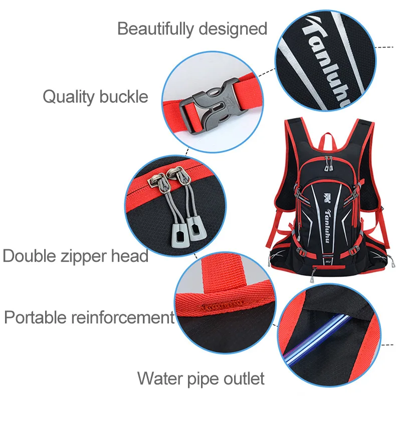 Bolsa de Acampamento Mochilas para Bicicleta para Mulheres dos Homens ao ar Esporte Reflexivo Mochila Ciclismo Livre Correndo Caminhadas Xa975wd 25l 12 acampamento mochilas para bicicleta das mulheres dos
