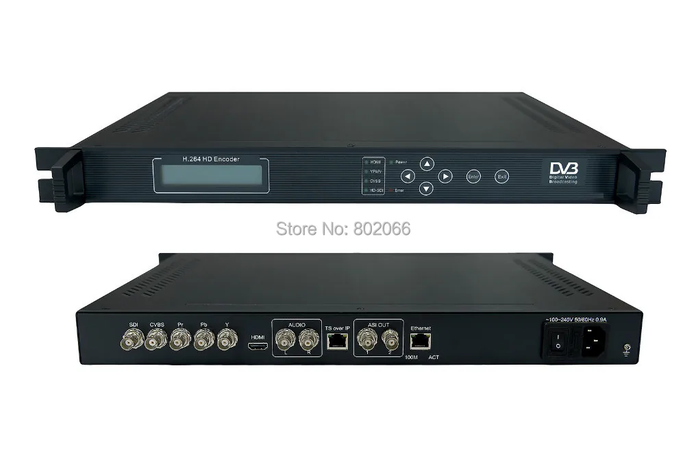 SDI HD H.264 IP кодирующее устройство энкодер ip кодировщик mpeg4 кодировщик Вход: SDI и CVBS, HDMI YPbPr выход: ASI/IP SC-1105