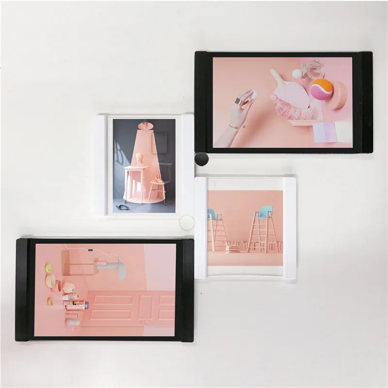 1x Photo Frame Set Multi frame Hanging Photo Picture Frames Flexible