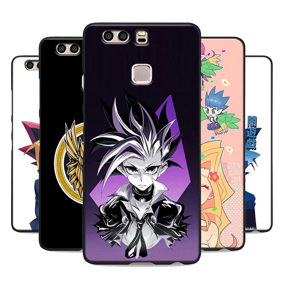 

yugioh card Yugi Silhouette phone case for huawei p8 p9 p10 lite p20 pro mate 10 lite soft Silicone black cover UV print bag