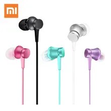 Xiaomi Mi Piston Earphone In Ear Headset Aluminum Alloy sound chamber Music Stereo for smartphone xiomi