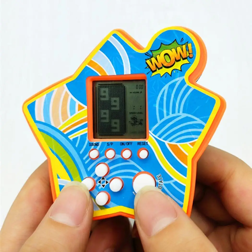 

Portable Mini Handheld Tetris Game Console With 23 Different Games Console Handheld Game Players Children Educational Toy