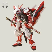 مجموعة ألعاب الأندية الهزلية في المخزون mg 1/100 DABAN/jijiaxianqu إطار أحمر ضلال gundam روبوت موديل مجسم ألعاب الأنمي(China)